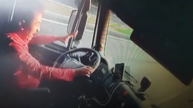 Uyuyakalan şoför bir can aldı!