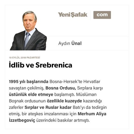 İdlib ve Srebrenica