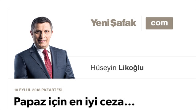 Papaz için en iyi ceza…