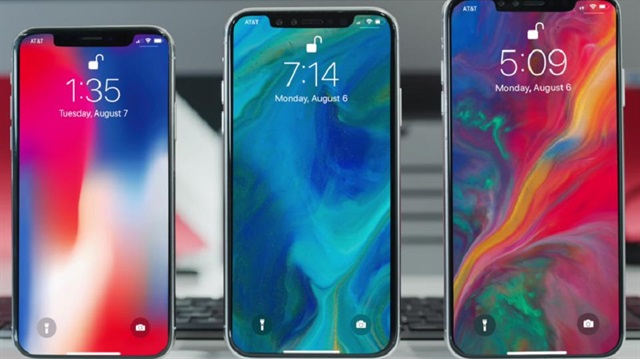 Yeni iPhone'ların tamamında iPhone X ile başlayan 'çentik' tasarımın hakim olacağı artık neredeyse kesinleşti.