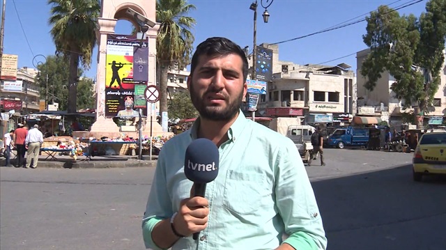 TVNET İdlib kent merkezinde