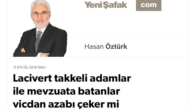 Lacivert takkeli adamlar ile mevzuata batanlar vicdan azabı çeker mi