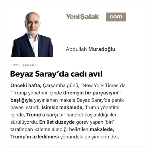 Beyaz Saray’da cadı avı!