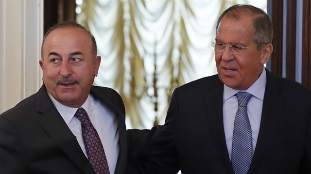Bakan Çavuşoğlu ve Lavrov ortak basın toplantısı düzenledi
