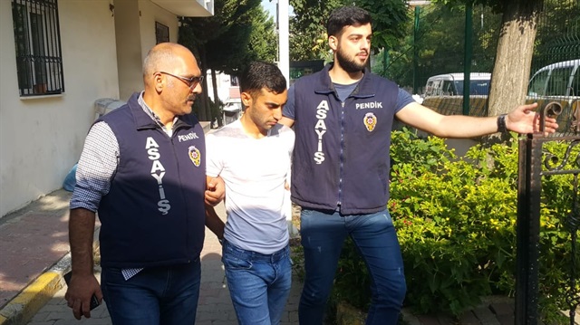 Pendik'teki bir okulda nişanlısını bıçakla rehin alan zanlı, polis ekiplerince gözaltına alınmıştı.