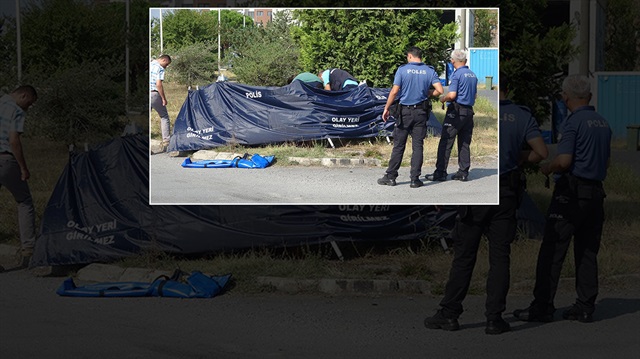 Çekya uyruklu kadının cansız bedeni yapılan incelemenin ardından morga kaldırıldı.