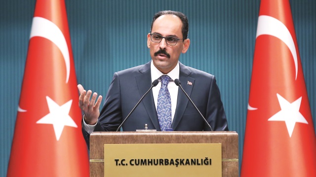 Cumhurbaşkanlığı Sözcüsü İbrahim Kalın