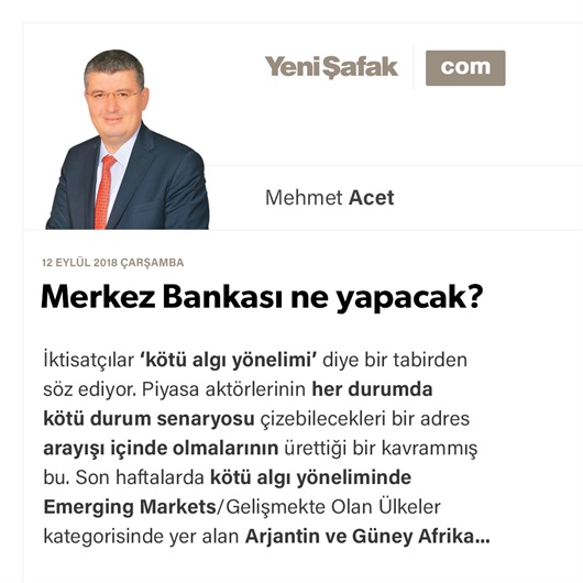 Merkez Bankası ne yapacak?