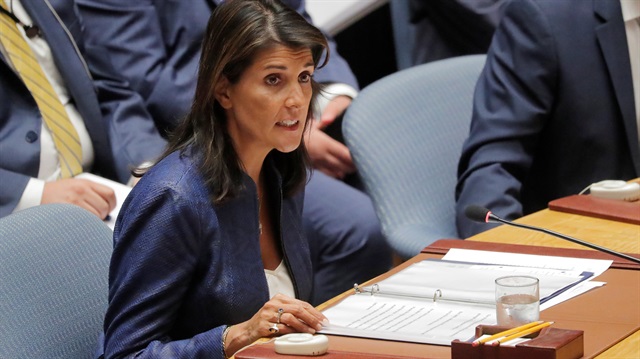 U.S. Ambassador to the United Nations Nikki Haley 