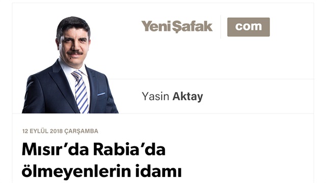 Mısır’da Rabia’da ölmeyenlerin idamı