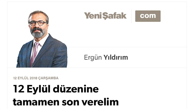 12 Eylül düzenine tamamen son verelim