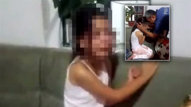 Anne ve babanın velayet sorunu küçük kızı ağlattı