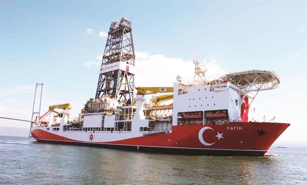 Turkey's first drilling vessel Fatih