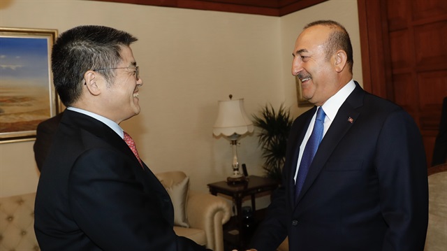  Mevlüt Çavuşoğlu​ and Le Yucheng 