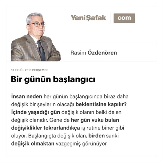 Bir günün başlangıcı