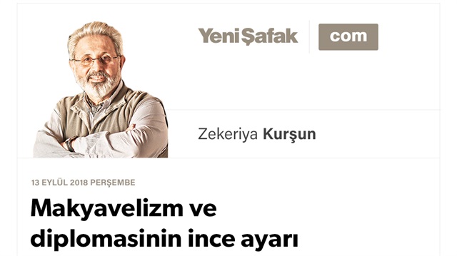 Makyavelizm ve diplomasinin ince ayarı