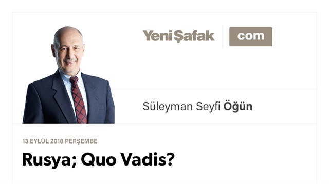 Rusya; Quo Vadis?