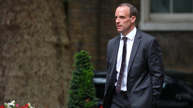 Britain's Secretary of State for Exiting the European Union Dominic Raab 