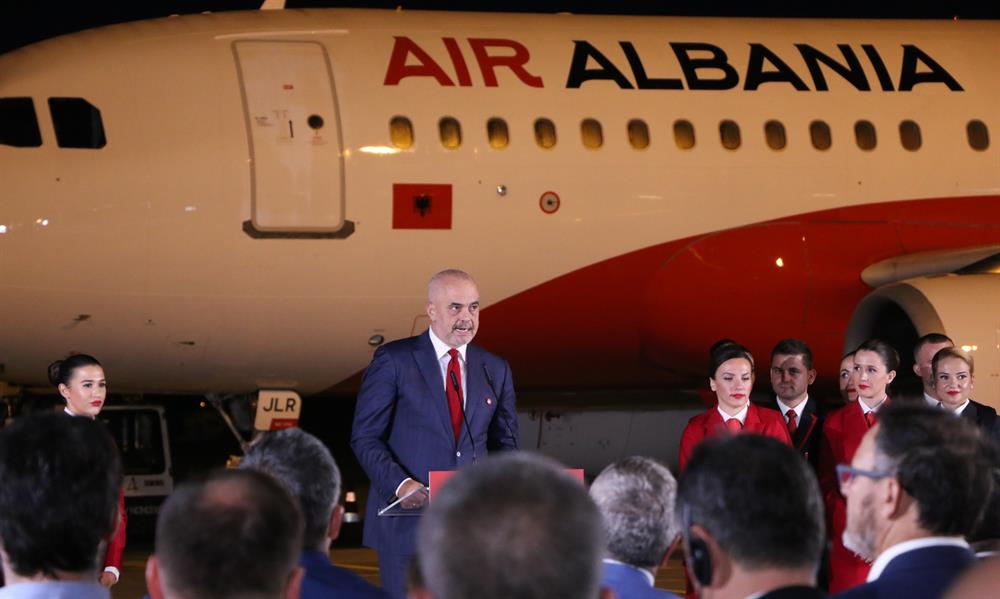Albania’s national airline launches maiden flight
