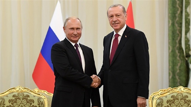 ​Turkish President Recep Tayyip Erdoğan and his Russian counterpart Vladimir Putin