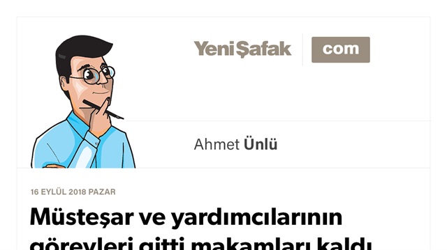 Müsteşar ve yardımcılarının görevleri gitti makamları kaldı