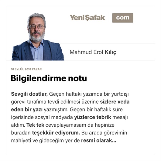 Bilgilendirme notu