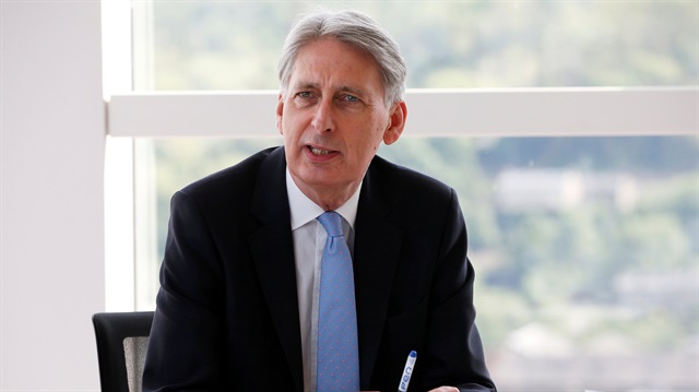 Britain's Chancellor of the Exchequer Philip Hammond 
