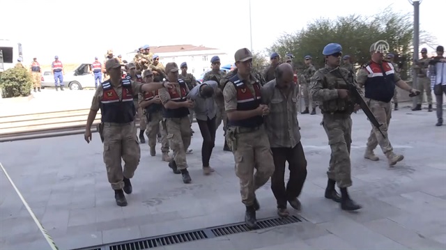 MİT'in Suriye'den paketlediği 9 terörist adliyeye sevk edildi