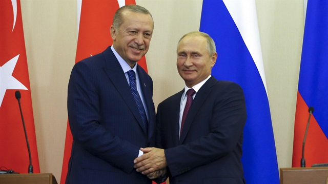 Recep Tayyip Erdoğan - Vladimir Putin meeting in Russia  