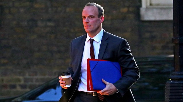 Britain's Secretary of State for Exiting the European Union Dominic Raab 