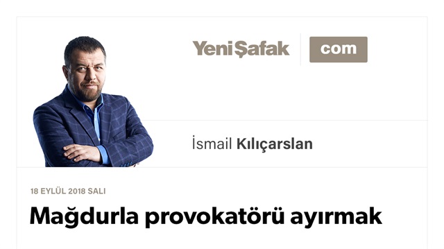 Mağdurla provokatörü ayırmak