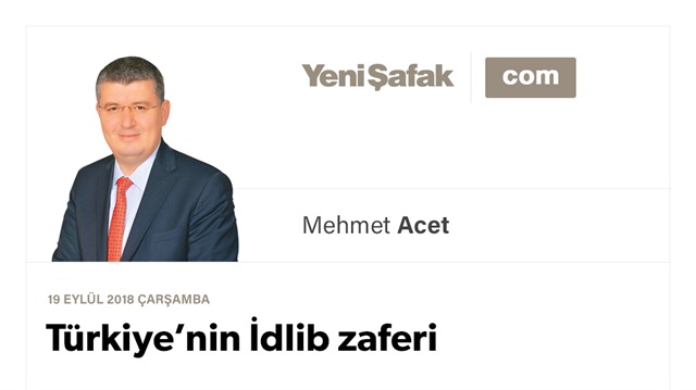Türkiye’nin İdlib zaferi