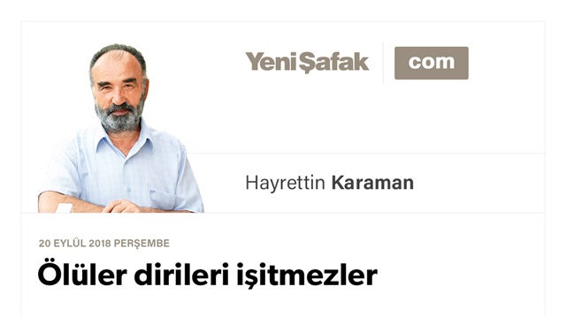 Ölüler dirileri işitmezler