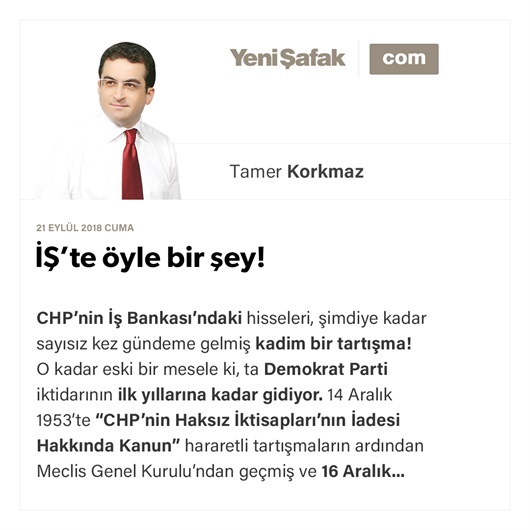 İŞ’te öyle bir şey!