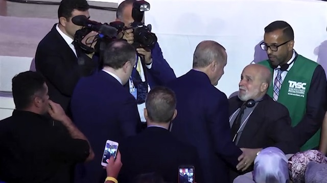Erdoğan'ın ABD seyahatine damga vuran kucaklaşma!