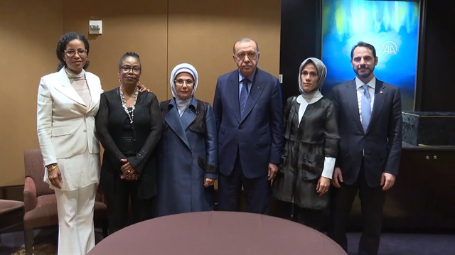 Başkan Erdoğan Malcolm X'in kızlarını kabul etti