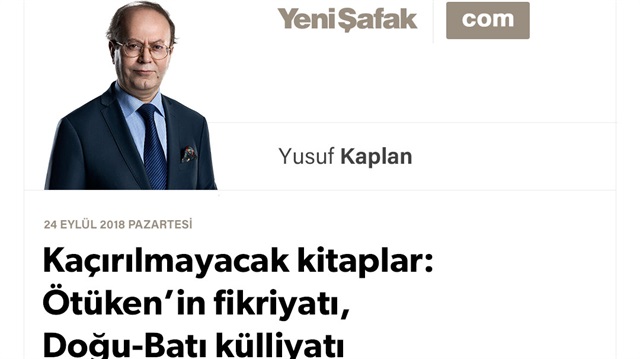 Kaçırılmayacak kitaplar: Ötüken’in fikriyatı, Doğu-Batı külliyatı