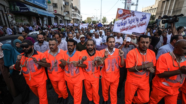 File photo: UNRWA protests in Gaza