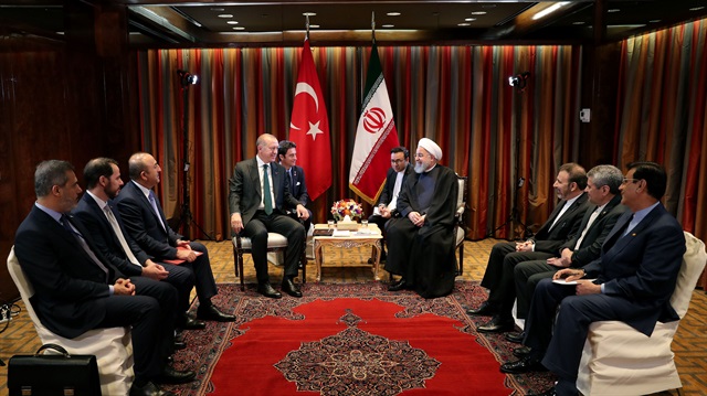Erdoğan meets Iran's Rouhani in New York