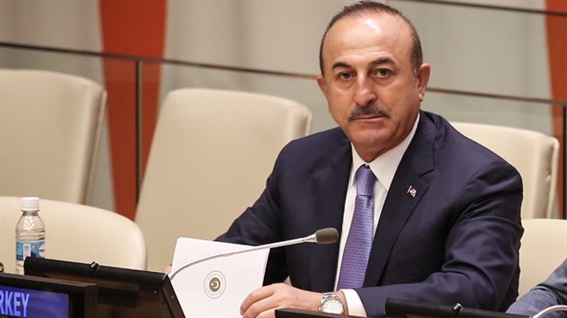 Turkish FM Çavuşoğu in New York

