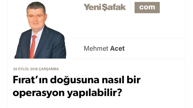 Fırat’ın doğusuna nasıl bir operasyon yapılabilir?