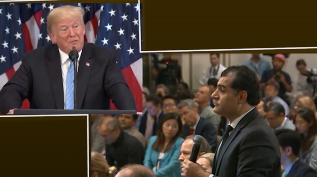 Trump Kürt gazeteciye 'Bay Kürt' dedi
