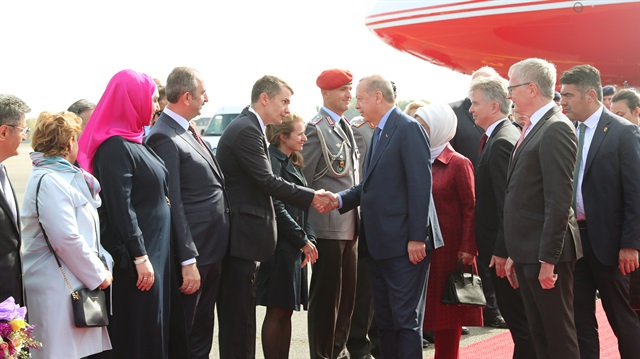 President Erdoğan arrives in Germany for state visit