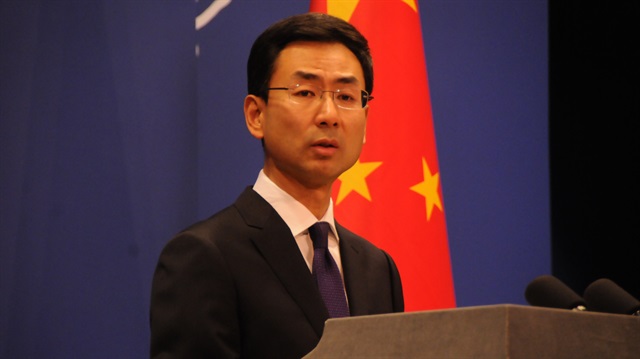 Chinese FM Spokesperson Geng Shuang