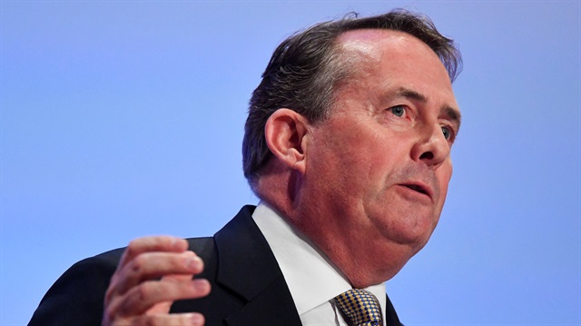 Britain's International Trade Secretary Liam Fox 