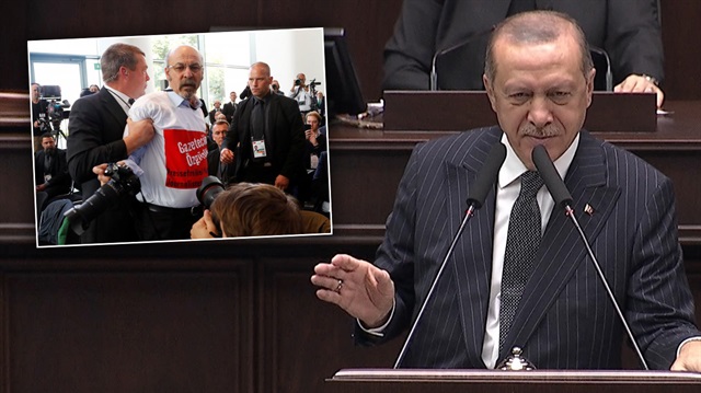 Erdoğan, Almanya'daki provokatörle ilgili çok sert konuştu