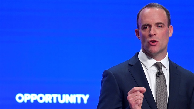 Britain's Secretary of State for Exiting the European Union Dominic Raab