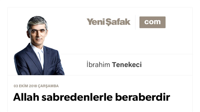 Allah sabredenlerle beraberdir