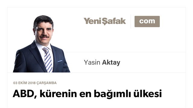 ABD, kürenin en bağımlı ülkesi