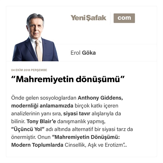 “Mahremiyetin dönüşümü”